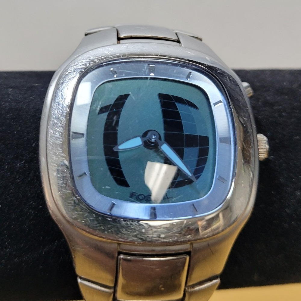 Fossil JR-814Z Big Tic Analog Digital Watch Tested Working